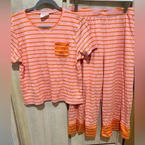 Brand New PJ Set by LAKE + Atlantic Pacific. Size L. Cotton.
